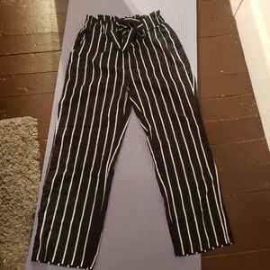 High waisted flowy pants